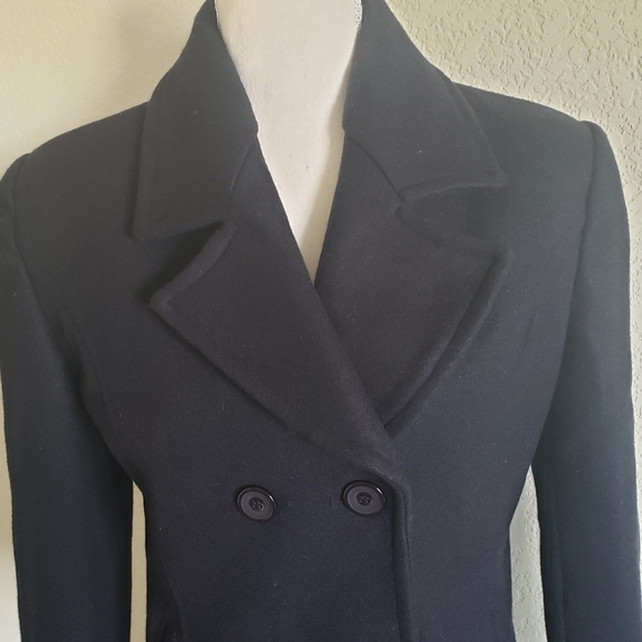 Gianni Collani Wool Blend Peacoat Medium Blue - Picture 6 of 9